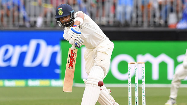 Imperious: Virat Kohli at times appeared to be "batting on a different pitch", according to Damien Fleming.
