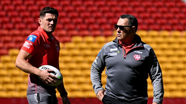 How long can Shane Flanagan (right) back his son Kyle?