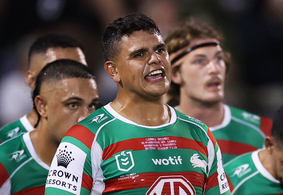 Latrell Mitchell was allegedly targeted by racial abuse on Thursday night.