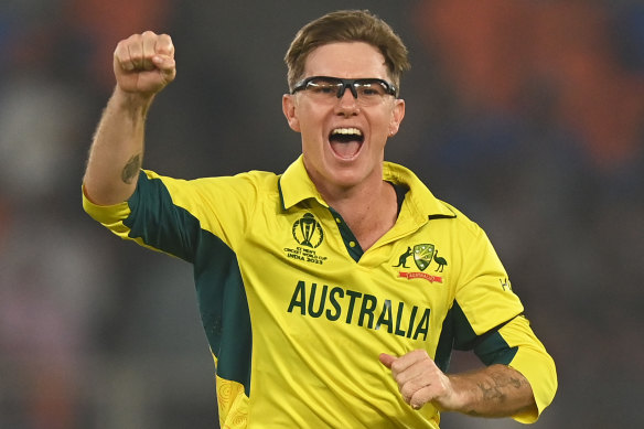Adam Zampa will lead Australia’s attack at the Champions Trophy.