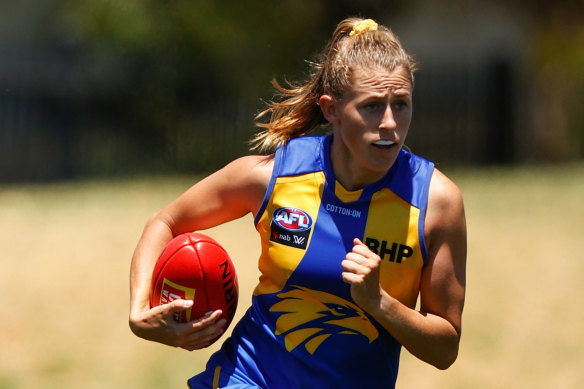 Aimee Schmidt scored West Coast’s only goal. 