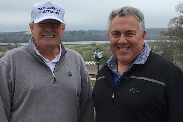 Joe Hockey has built a strong personal relationship with Donald Trump.