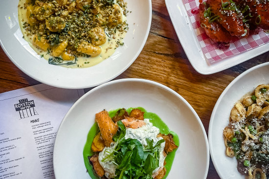 Some of the classic counter meals at The Royston.