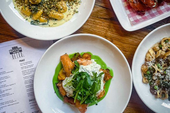 Some of the classic counter meals at The Royston. 