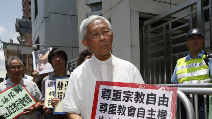 Hong Kong police bail Catholic cardinal arrested on national security charge