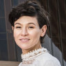 Actor Yael Stone, right, and Jean Hinchliffe, organiser of the School Strike 4 Climate, will speak at the All About Women festival.