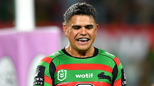 Farm life ... Rabbitohs ace Latrell Mitchell has spent three freshening up on the family farm