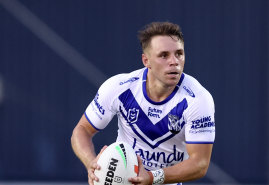 Blake Taaffe will play at fullback for the Bulldogs.