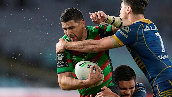 Cody Walker helped Souths to a thumping win over Parramatta.