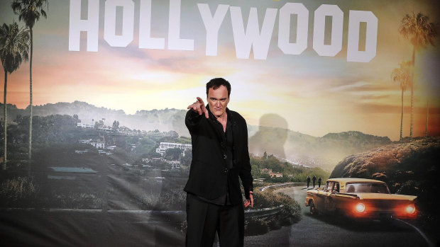 Quentin Tarantino at the Italian premiere of Once Upon a Time... in Hollywood.