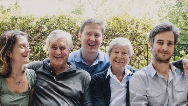  Henric Nicholas with children Grace, Edward and Hugh and wife Marion in 2012.  