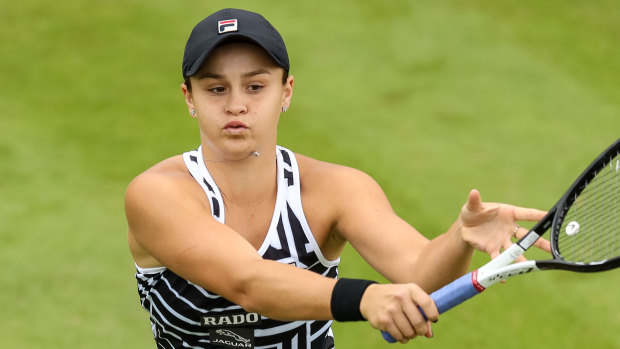 Ashleigh Barty could take the world No.1 ranking with a win on Sunday.
