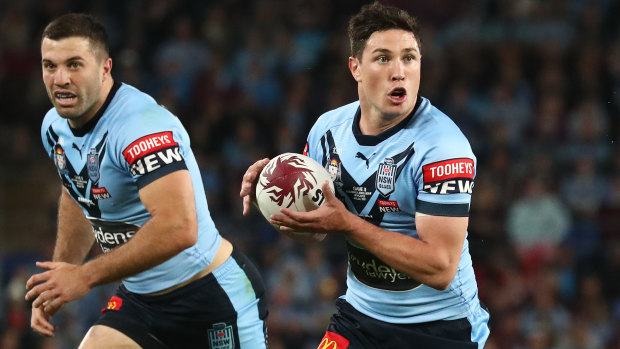 Tough Eel ... Mitchell Moses will miss a few weeks after injuring his back in Origin.