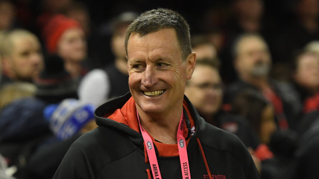 Bombers coach John Worsfold had plenty of reasons to smile after the come-from-behind win over the Giants.