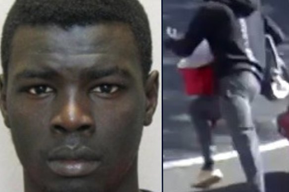 Michael Angok, de 30 años, escapó de la custodia después de ser trasladado de Villawood al Hospital Bankstown-Lidcombe el miércoles.