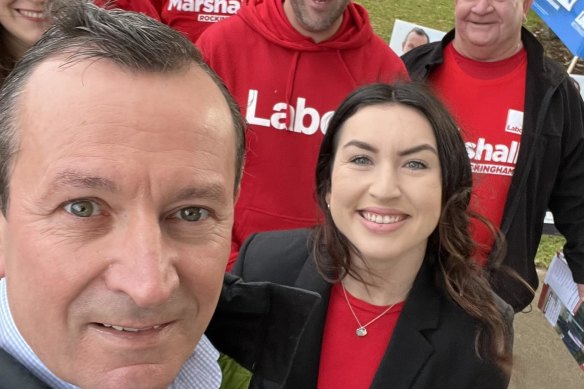 Former premier Mark McGowan has been out and about supporting his potential replacement Magenta Marshall. 