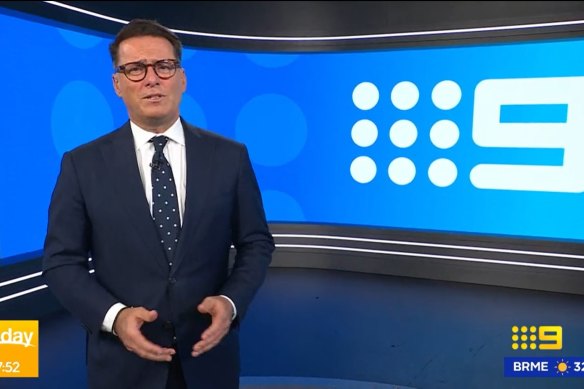 <i>Today</i> host Karl Stefanovic directly addressed the report on air this morning.