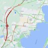 A four-vehicle crash shut down the M1 in both directions near Wyong.