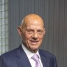 Premier Investments founder and chairman Solomon Lew at the 2023 AGM in Melbourne on Friday.