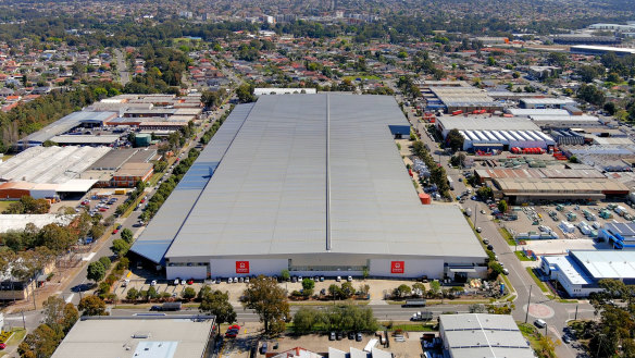 The Centuria Fairfield warehouse that is leased to Fantastic Furniture 