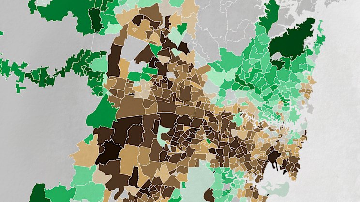 smh.com.au - Caitlin Fitzsimmons - Revealed: The extent of tree canopy in your suburb