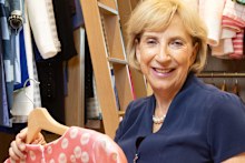 Amanda Lacaze at home. “The fact that I like pretty things and can, indeed, be a little bit frivolous, does not reflect on how serious I am about work.”