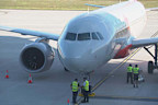 Check opened at Western Sydney International (Nancy-Bird Walton) at 8am for domestic service JQ362 set to take off for the Gold Coast at 11am.