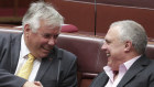 Senator Rex Patrick and his former Centre Alliance colleague Stirling Griff.