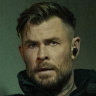 Tinatin Dalakishvili (left) as Ketevan and Chris Hemsworth as gun-for-hire-Tyler Rake in Extraction 2.