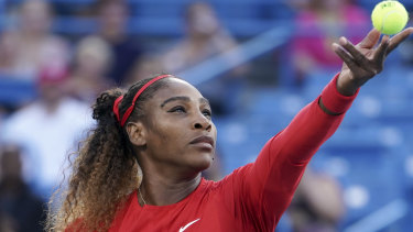 Serena Williams was in ominous form.