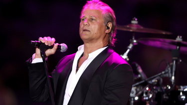 Jon Stevens performed live at the MCG.
