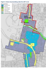 The Parramatta CBD will be expanded but North Parramatta will be excluded, as will a block of land along the river.