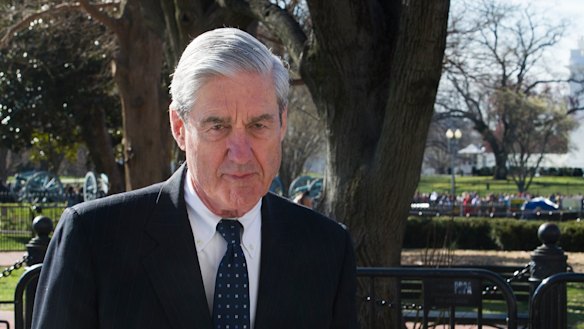 Special Counsel Robert Mueller walks past the White House after attending St John's Episcopal Church in Washington. 