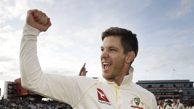 Tim Paine as seen in The Test, an eight-part documentary series about the Australian men's cricket team.