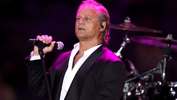 Jon Stevens performed live at the MCG.