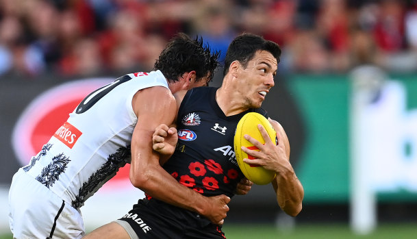 Dylan Shiel is likely to return to Essendon’s starting 22 this week.