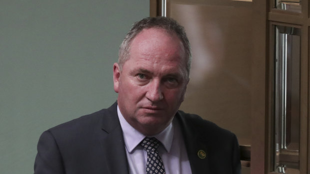 "We're the cheapest actors of any soap opera in the world, us politicians - just as Sky [News]," said Barnaby Joyce.