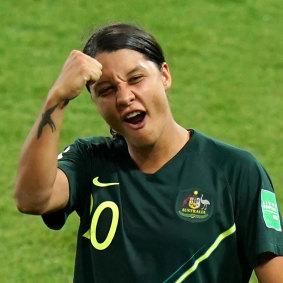 Matildas skipper Sam Kerr is Australia's trump card.