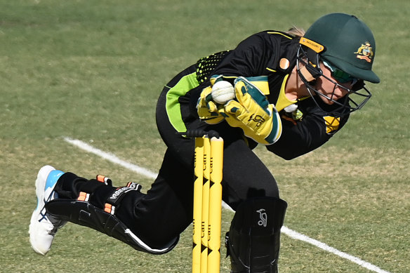 Alyssa Healy surpassed MS Dhoni's record during Australia's win over New Zealand.