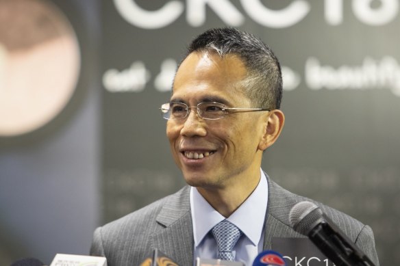 CK Hutchison Holdings chairman Victor Li.