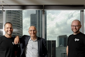 Apate.ai co-founders Brad Joffe, Dali Kaafar and Peter Eckermann are aiming to have their AI army working for all Australian banks and telcos in a year.