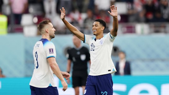 Jude Bellingham starred for England.