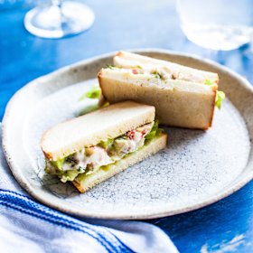 King prawn sandwich.