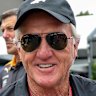 Australian golfing great Greg Norman at the Australian Formula 1 Grand Prix earlier this year.