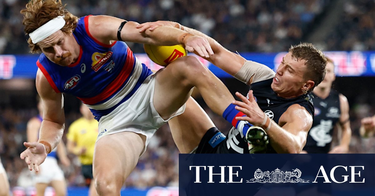 AFL 2025: Western Bulldogs stun Carlton Blues in Marvel Stadium ...