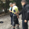 A 46-year-old man was arrested at a home near the park. 