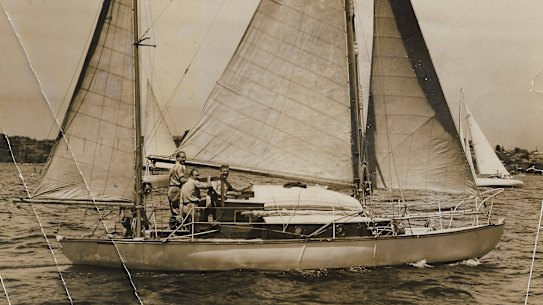 Katwinchar in the 1951 Sydney to Hobart race.