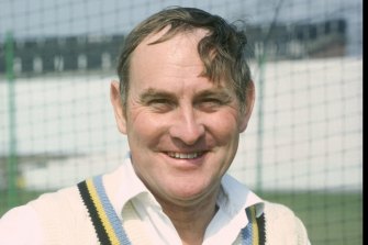 Former England and Yorkshire Captain Ray Illingworth.