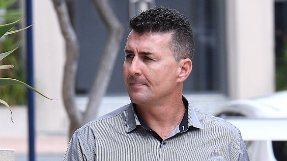 Former Dreamworld attractions and entertainment manager Andrew Fyfe at Southport Magistrates Court.