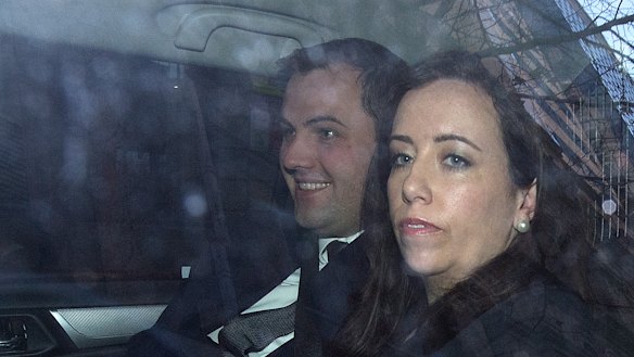 Suspended NSW Labor boss Kaila Murnain arrives at the Independent Commission Against Corruption Inquiry on Thursday.